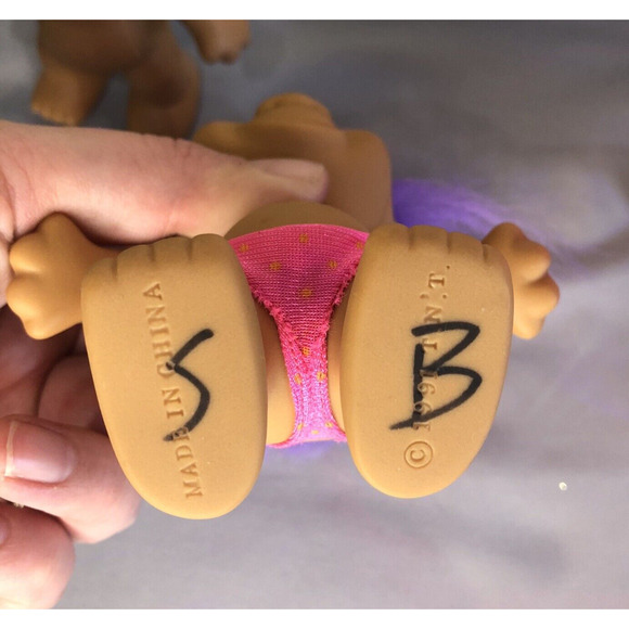 Vintage Lot Of‎ 4 TNT Trolls 1991 Doll Toy 5" - Picture 5 of 8